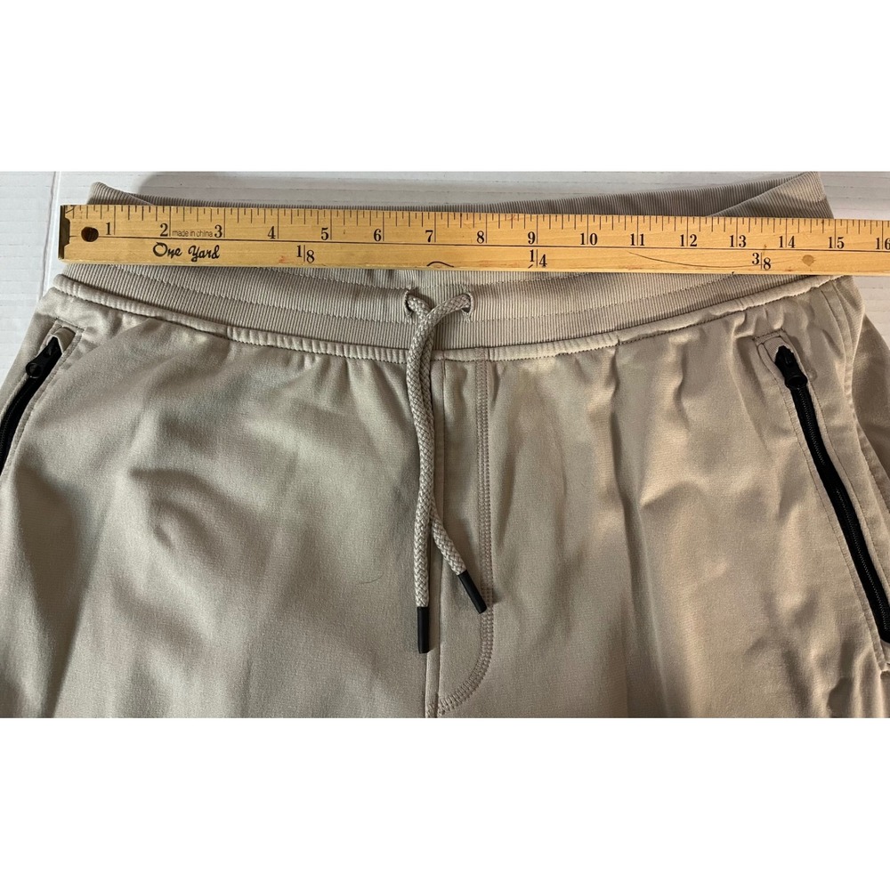 Under Armour ColdGear Joggers Mens Large Tan Loose Fit Sweatpants - Picture 4 of 6